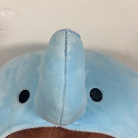 Line Friends Jungle Brown Bear in Blue Elephant Costume Plush Stuffed Animal 14" - Picture 14 of 16